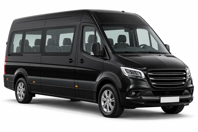 Illustrative 8-seat minibus vehicle